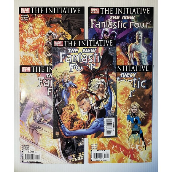 The Initiative: New Fantastic Four No.544-548 (2007) Marvel • Comic Book Set - Picture 1 of 16